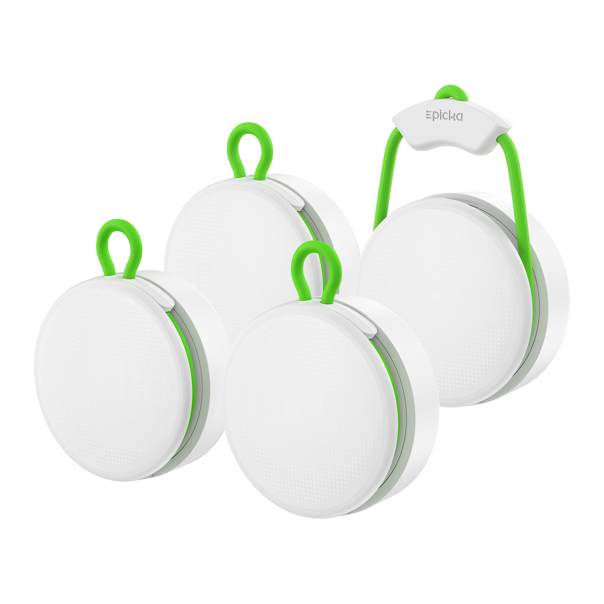 Epicka Targhette con cinturino regolabile integrato, batteria di 2 anni, compatibile con Apple Find My (solo iOS), NFC e IP67, impermeabile, Smart Tag per chiavi, bagagli, bici, animali domestici