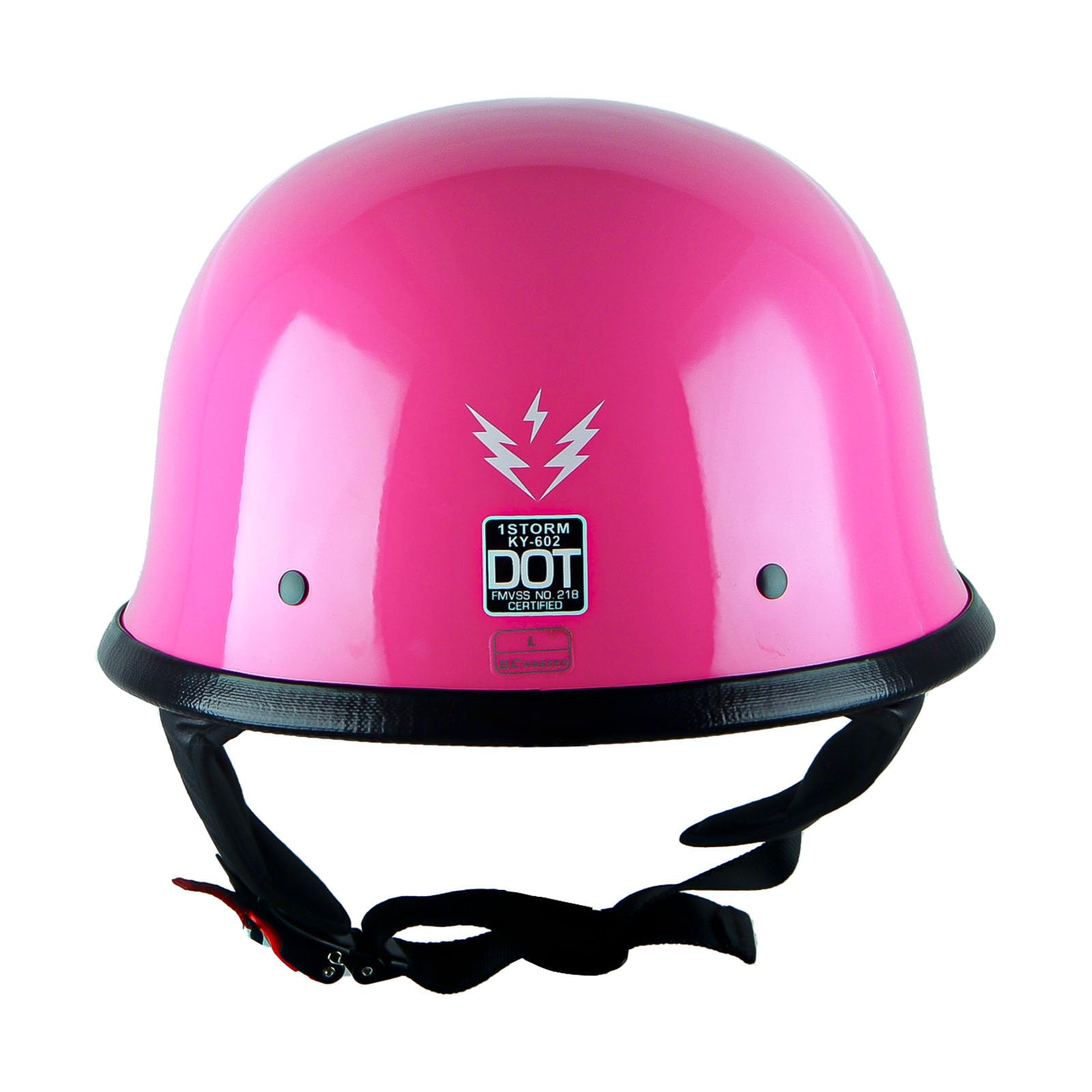 115pink pink dot german motorcycle helmet Amazon.com: 1Storm Novelty Motorcycle Half Face Helmet Open German Style DOT  Approved: HKY602 Glossy Pink : Automotive