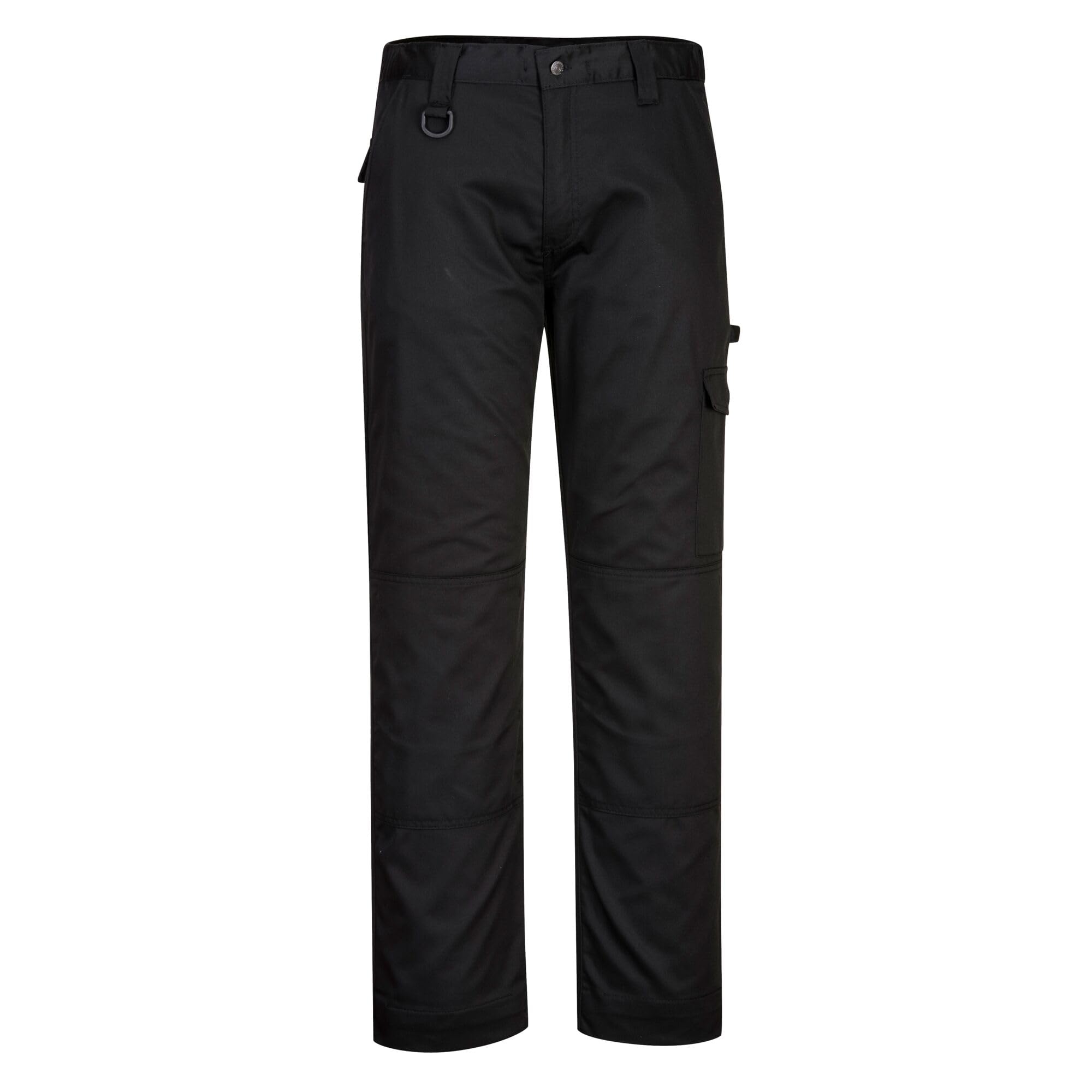 Portwest Cd884 Super Work Trousers Regular Black Size 48
