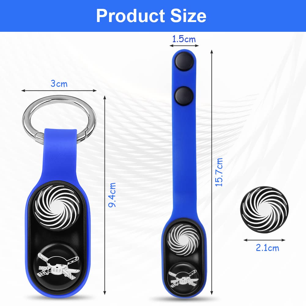 OSDUE Magnetyczna zabawka fidget, magnetyczna zabawka pop-up, dla dzieci i dorosłych, zabawki do budowania strachu, zabawki fidget, prezent dla dzieci i dorosłych (niebieska)