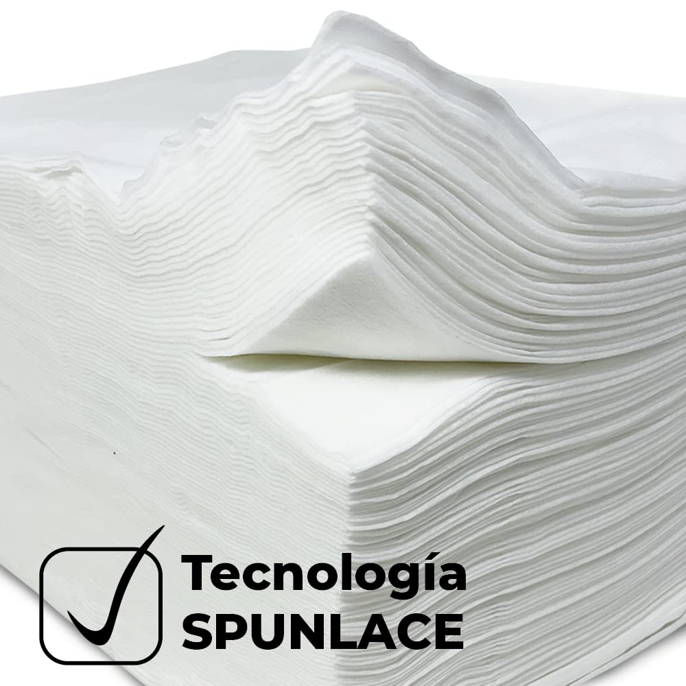 Asciugamani Monouso in Spunlace | 40x80 cm, 800 unità | Parrucchiere, Estetica, Saloni di Belleza, Pedicure, Hotel, Saloni per Massaggi