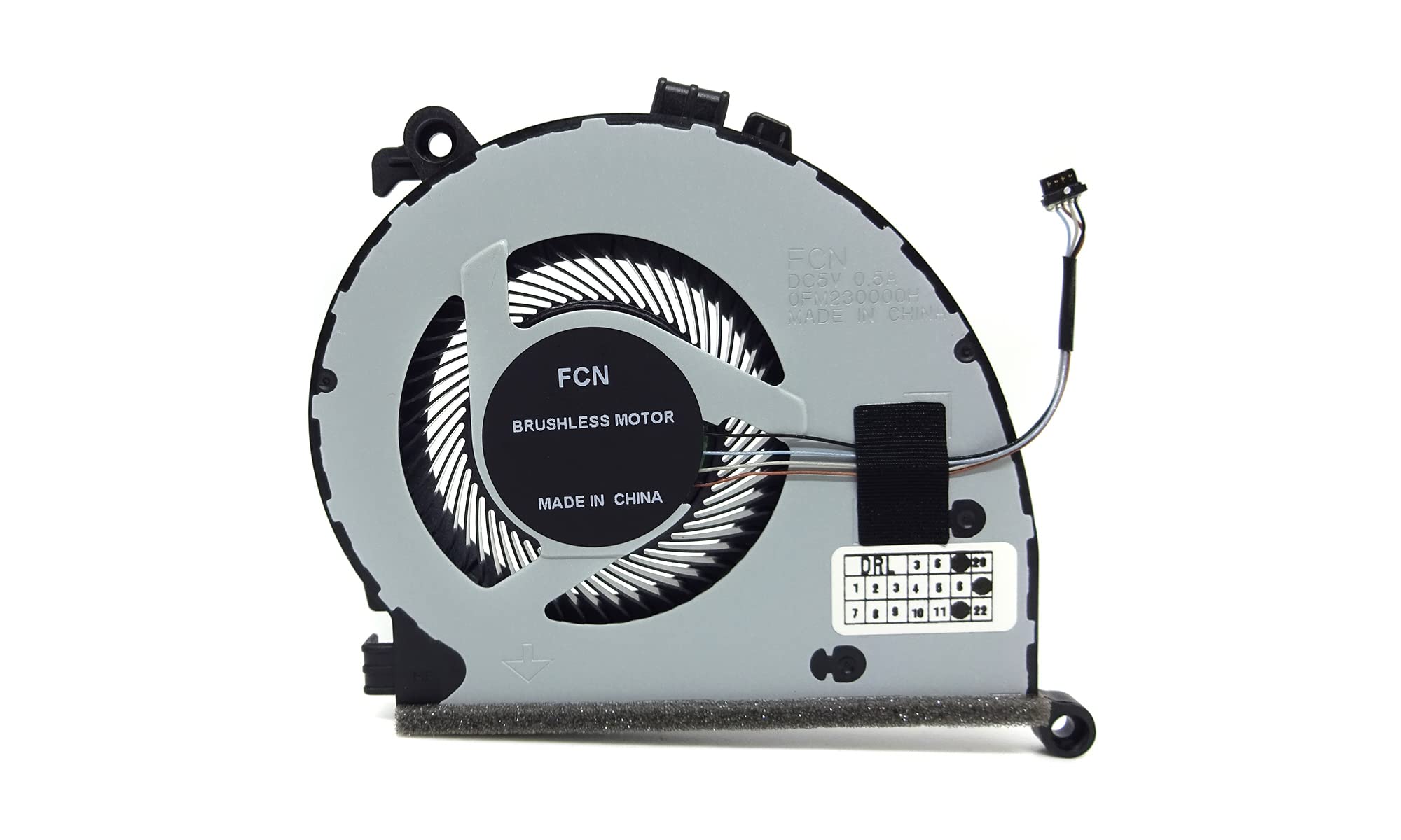 Ventola di Raffreddamento CPU per Lenovo ThinkBook 14-IIL, 14-IML, 15-IIL, 15-IML; PN: 5F10S13905, DQ5D576G011;