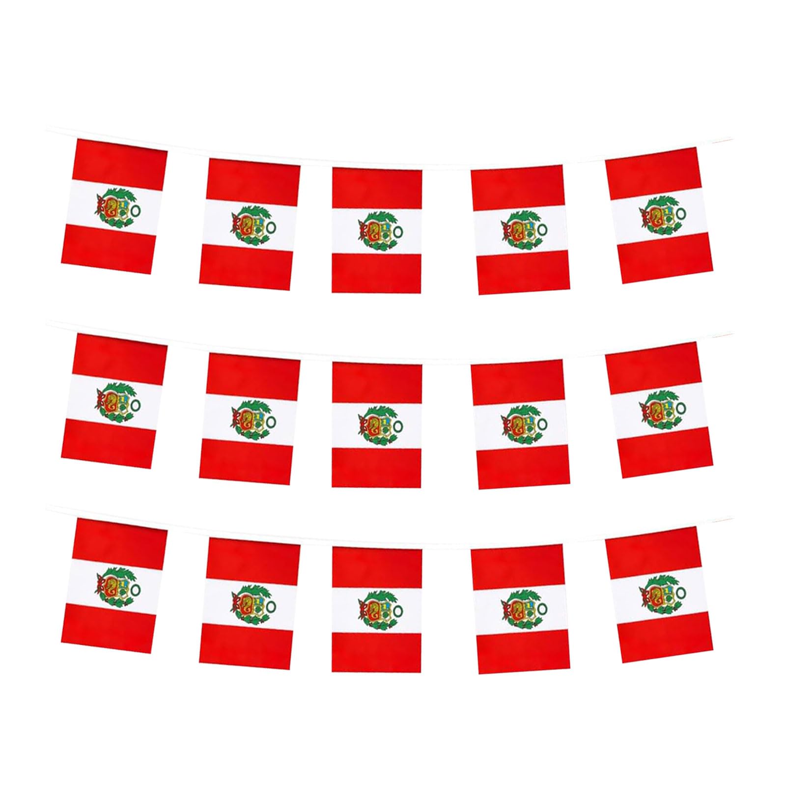 Amazon.com : Peru Flag Peruvian Flag, Small String Peru Flags Mini