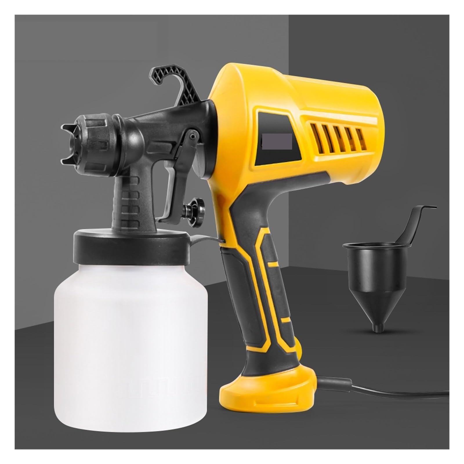 Pistolet natryskowy, 500W gospodarstwa domowego pistolet natryskowy 800ml przenośny pistolet natryskowy odłączany wysokociśnieniowy pistolet natryskowy do malowania ścian sufitowych drzwi ogrodzeniowe | A