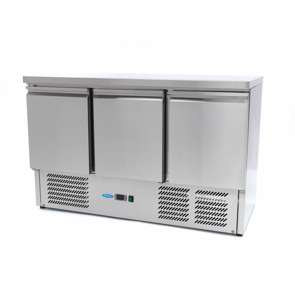 Maxima Réfrigérateur de comptoir - 137 cm - 3 portes
