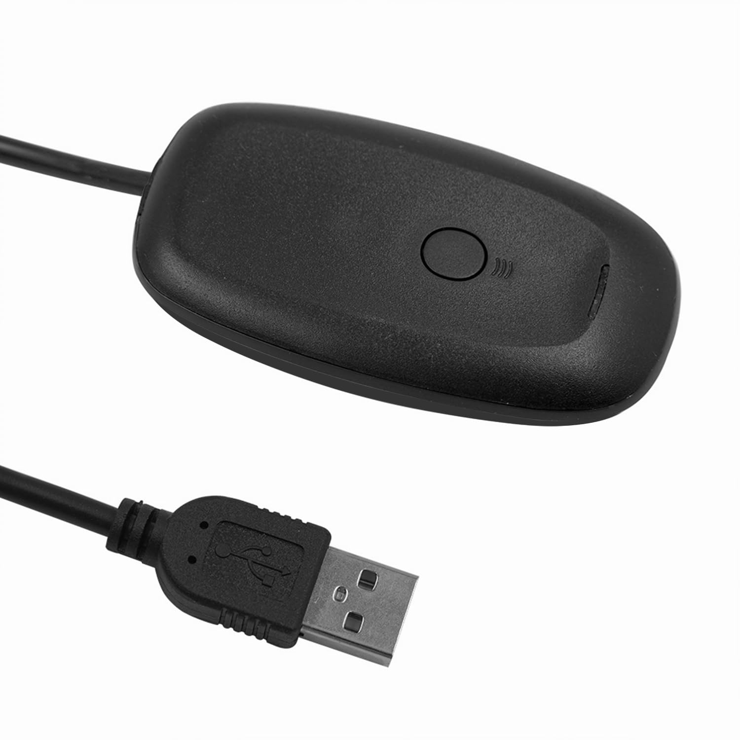 Mcbazel Ricevitore Wireless Gaming per Xbox 360/PC Gaming/Windows10/11/8/7 Adattatore USB 2.0 per Desktop Supporta Controller e Cuffie Senza Fili Plug & Play Portata 9 Metri-Nero