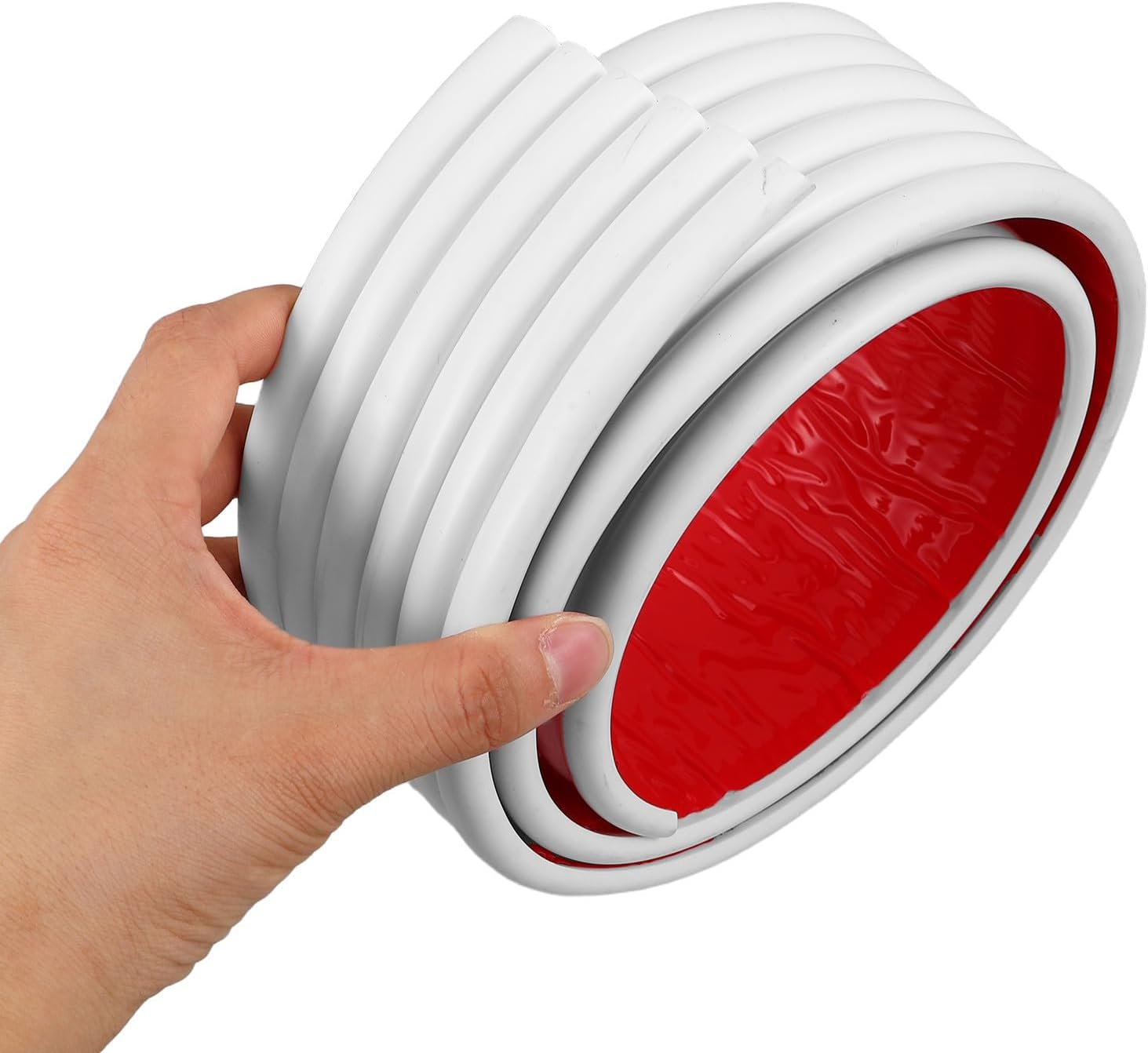 Garage Wall Protector Strip for Parking 1 Roll PVC White