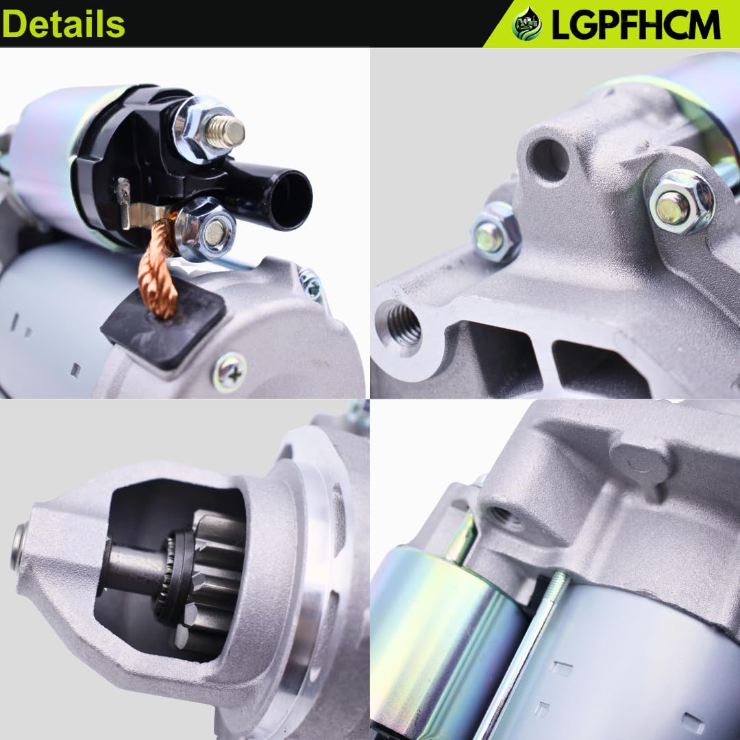 68348376AA 68348376AB 12V 1.6KW 11T Starter Motor Fit for Chrysler Pacifica V6 3.6L 2017-2023 for Voyager V6 3.6L 2020-2023#68348376AC 428000-4560 438000-4561