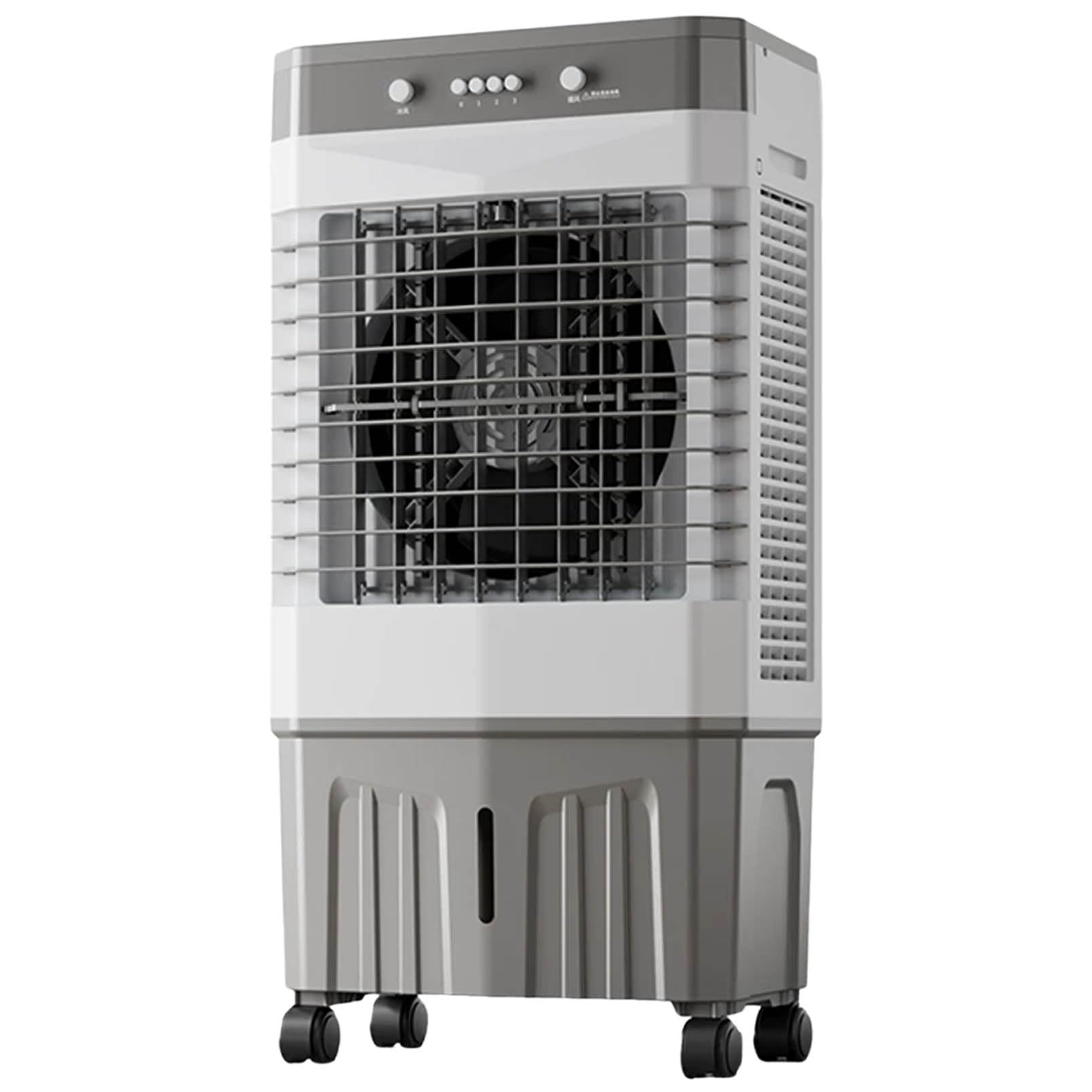 MESOVFCA Portable Air Conditioner, Evaporative Cooler with 3-Speed Settings, 20L Water Tank, Hydro-Chill Filter, Easy Clean Air Conditioning Unit, 45x33x70cm