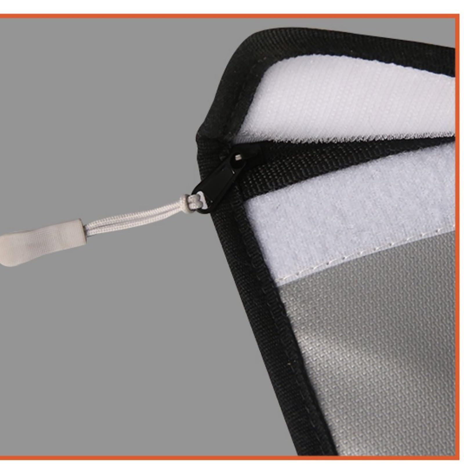 Borsa Ignifuga Cartella Ignifuga Impermeabile Fuoco Custodia Sicura Portadocumenti con Cerniera Borsa Protettiva per Contanti per Oggetti di Valore(A,33 * 26 * 5cm)
