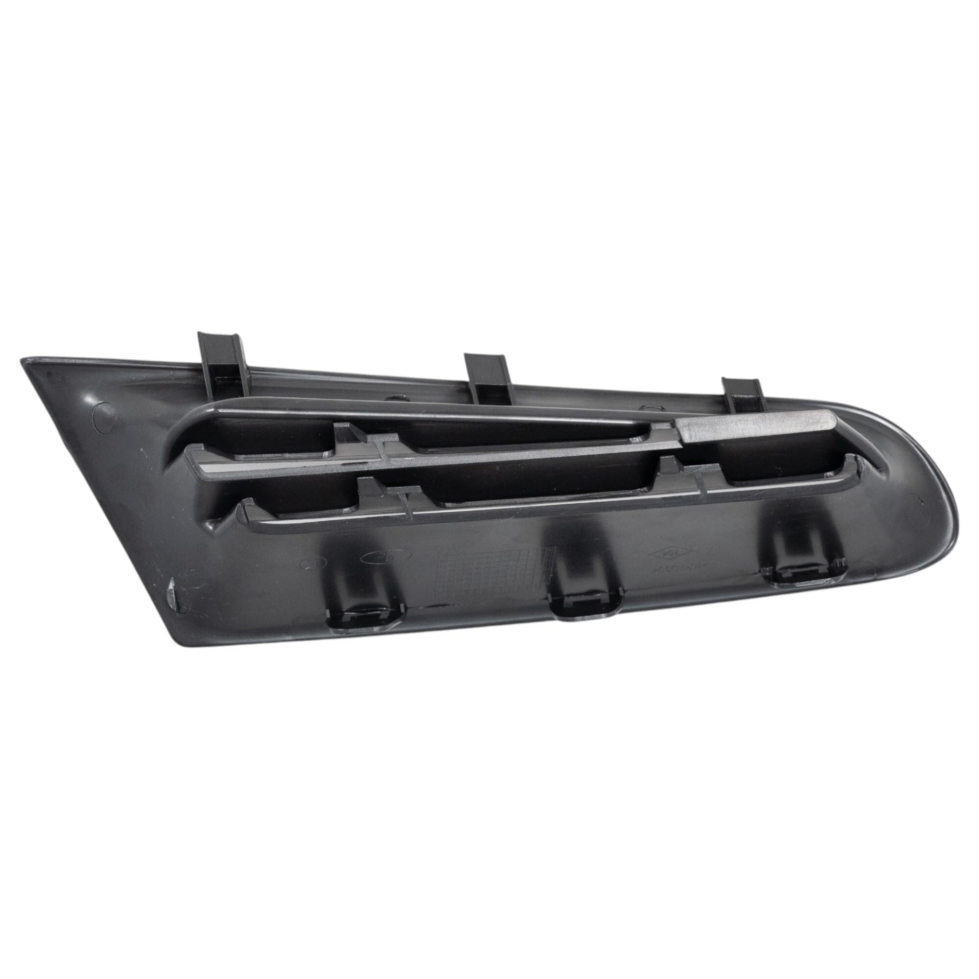 Grille Pare-chocs Avant Noir Pour Renault Clio (2009-2012) - Pièce De Rechange Compatible - 2