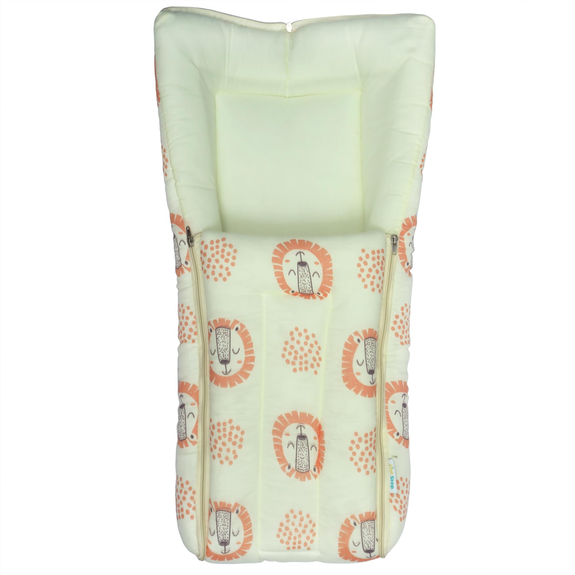 1ST STEP 100% Muslin Cotton 3 in 1 Baby Bed, Sleeping Bag & Carry Nest, Cotton Baby Bedding for New Born & Infant, Portable Bassinet, for Baby  image 4