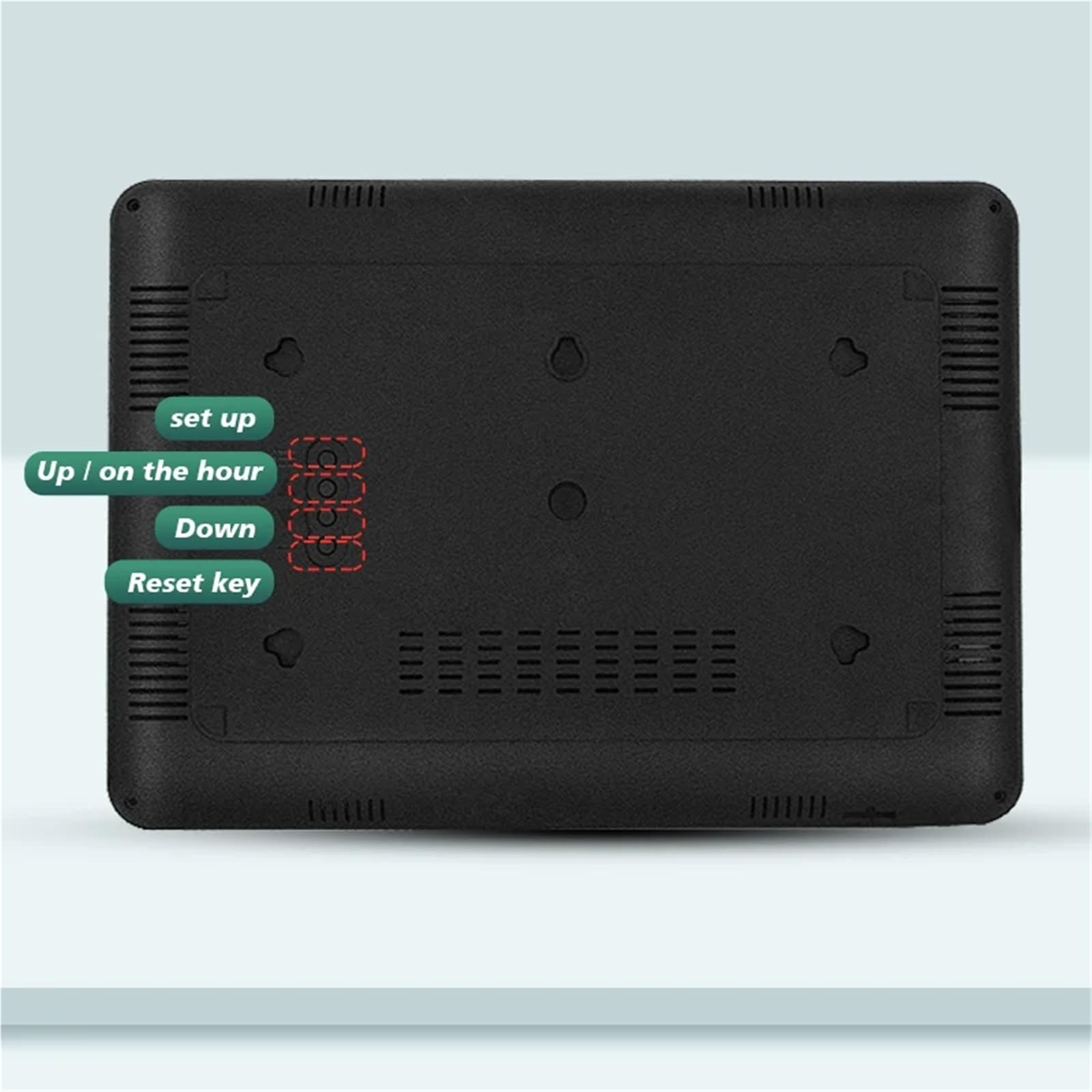 Rongce LX932 Termoigrometro digitale a parete a LED Termoigrometro con sonda e funzione di allarme for fabbrica di magazzini agricoli(LX932E)