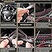 Braid On Steering Wheel Car Steering Wheel Cover with Needles and Thread Artificial Leather Diameter 38cm Steering Cover couvre