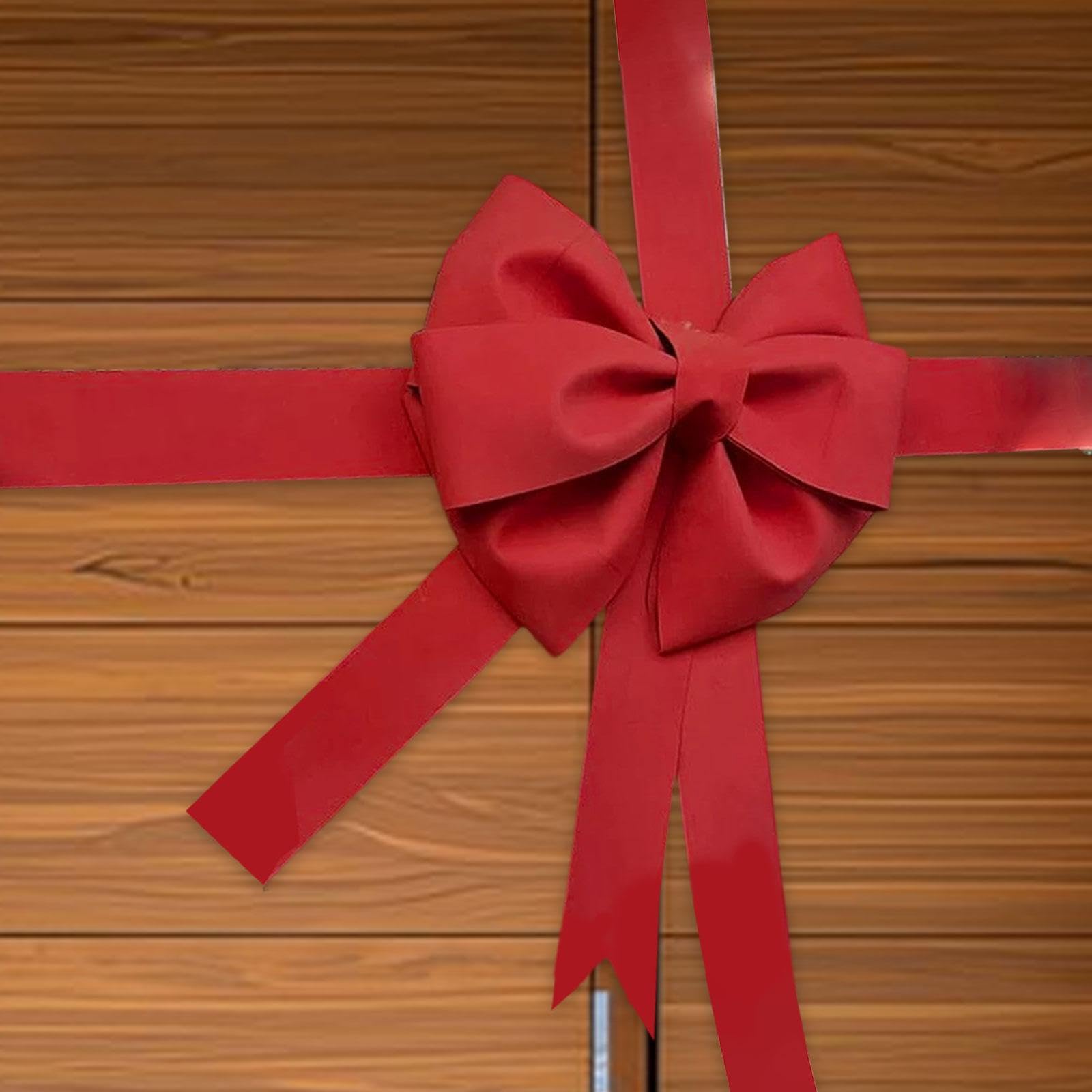 Fiocco Grande Kit Fai da Te con Materiale Eva Ornamento Decorativo da Appendere per Foto Festa Albero Adatto per Cerimonie Compleanno Neg, Rosso Scuro