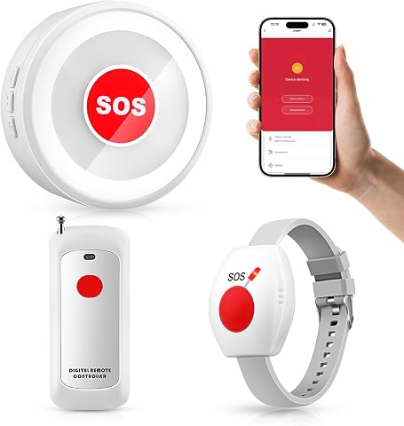 Life Alert System No Monthly Fee Caregiver Pager Call Button