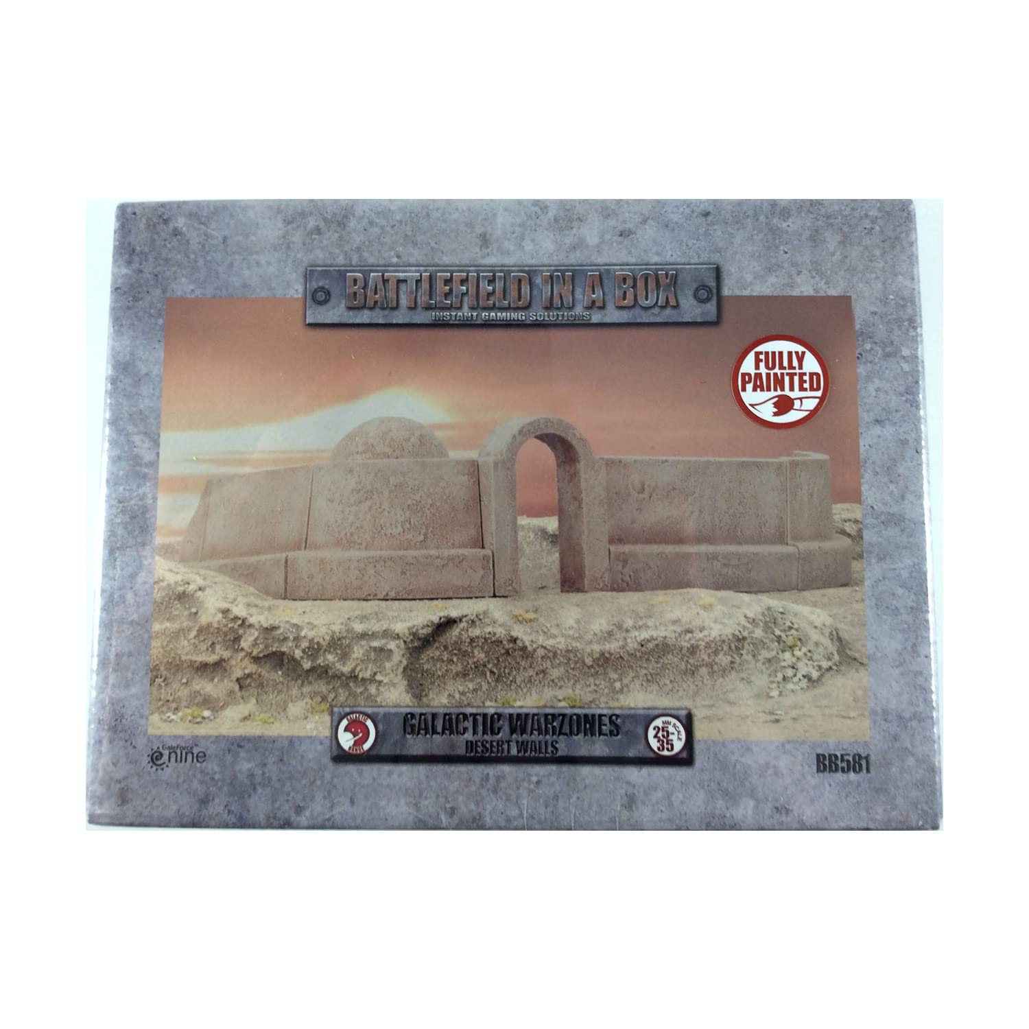 Galactic Warzones Desert Walls