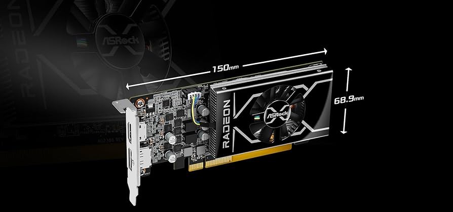 Amazon.com: ASRock Radeon RX 6400 Low Profile 4GB GDDR6 Graphics Amazon.com: ASRock Radeon RX 6400 Low Profile 4GB GDDR6 Graphics