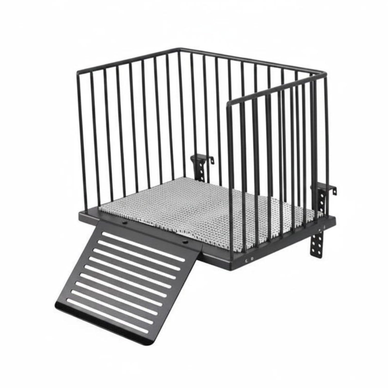 para Tortugas Estanque Acuario Soporte Accesorio Acero Inoxidable Funcionales Adecuada para Tanque Profundo de Tortugas Hábitat Doméstico, Mediano para Acuarios De 30cm De Ancho