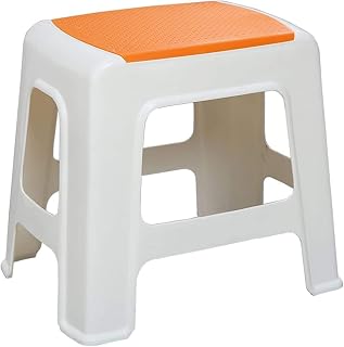 Taburete de ducha portátil de plástico para ancianos y ancianos, color azul, talla XL