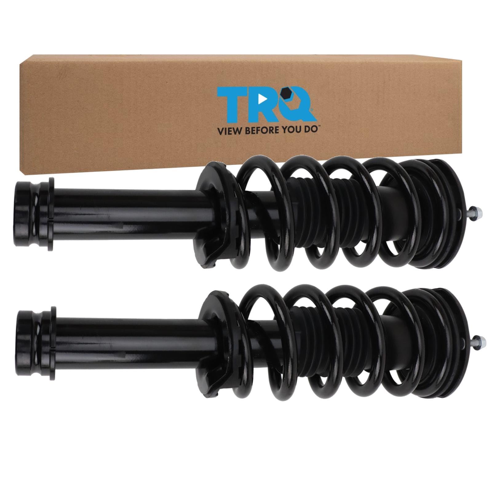 TRQ Front Shock &amp; Spring Assembly Set Compatible with 2014-2019 Tesla Model S