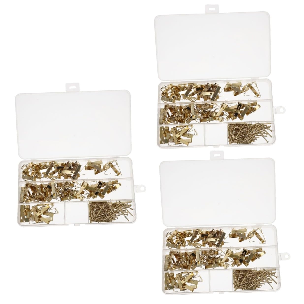 Accroche tableaux résistants lot de 150 crochets muraux de fixation pour objets lourds
