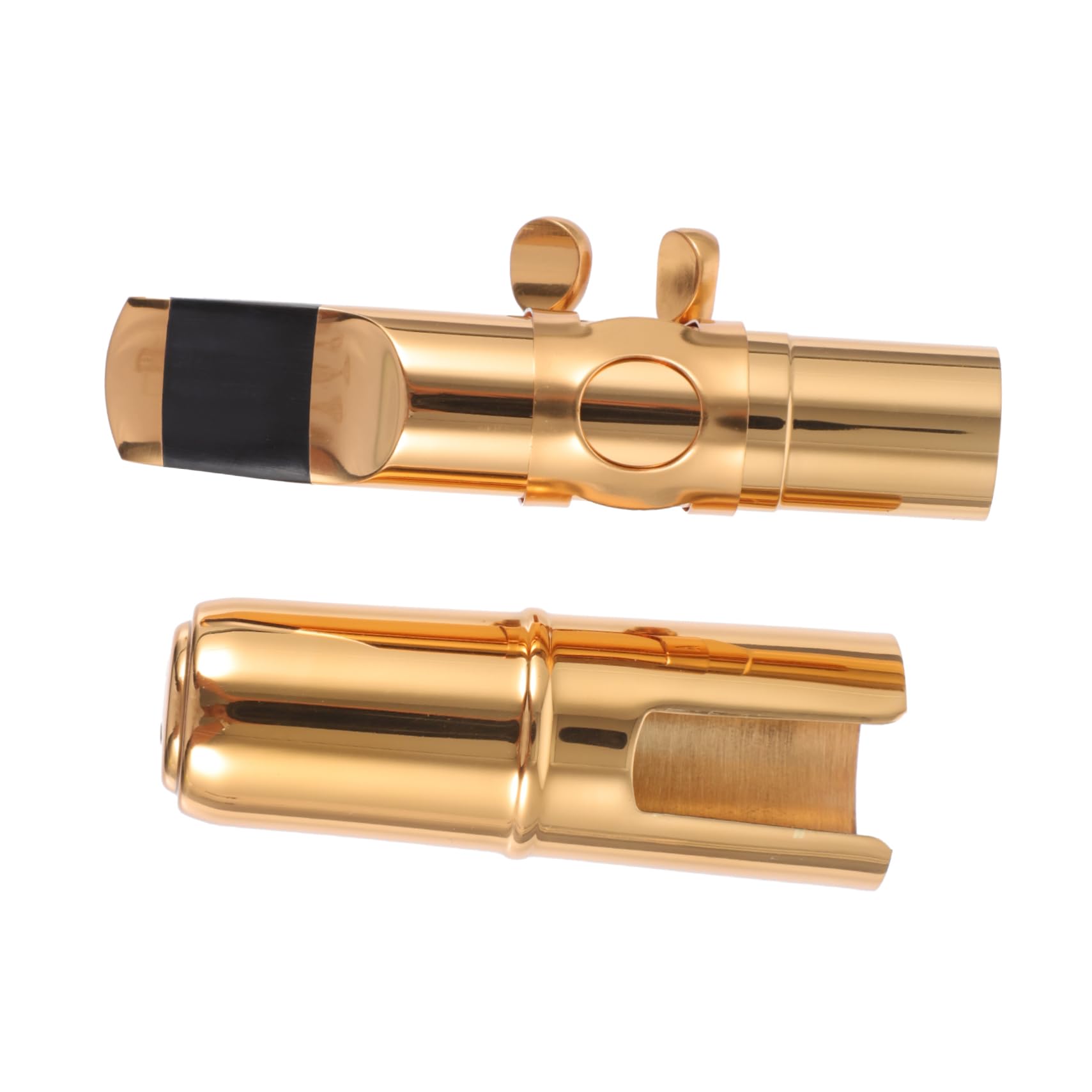 Totority Complete Saxophone Metal Clarinet Kit Gold Plated Alto Saxophone Mouthpiece for Beginners