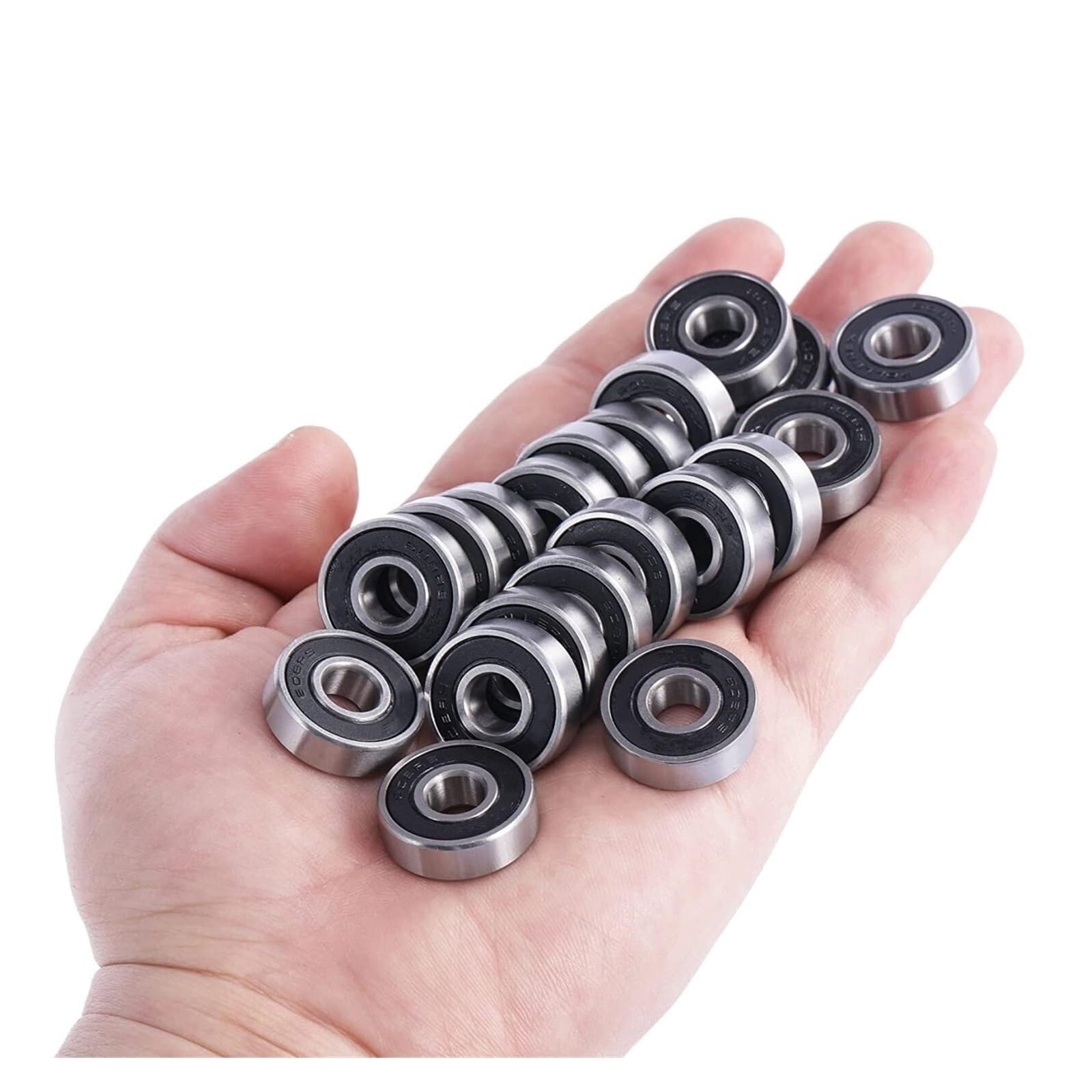 Aspectos, Rodamiento de ranura microprofunda con escudo sello bimetálico 1 pieza 6200-RS 10X30X9 mm acero alto contenido carbono en miniatura doble escudo(6205-RS 25X62X24mm)(6204-rs 20x47x14mm)