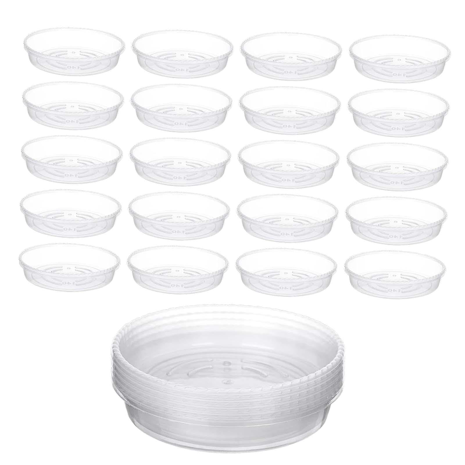30 Stück Blumentopf-Untersetzer, Pflanzen-Untersetzer, Abtropfschalen, Pflanzenschale für drinnen und draußen, 20 cm