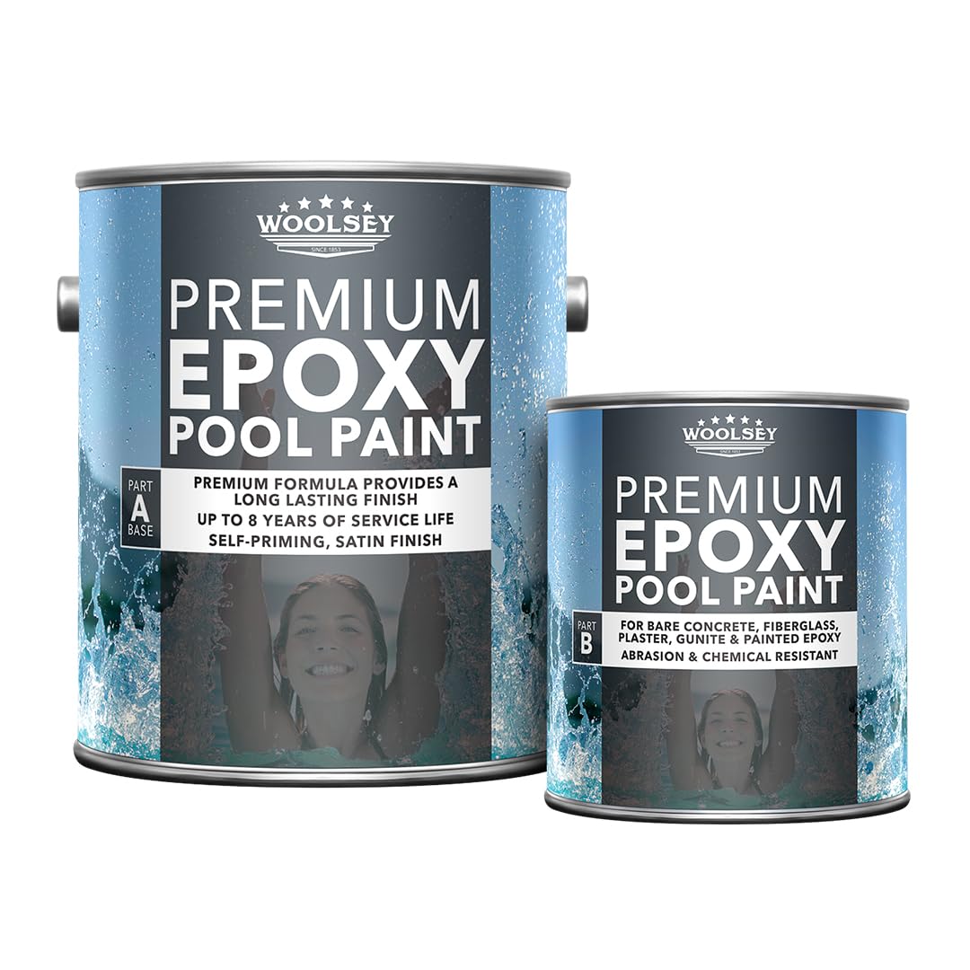 WOOLSEY Premium Epoxy Pool Paint, Natural Gray