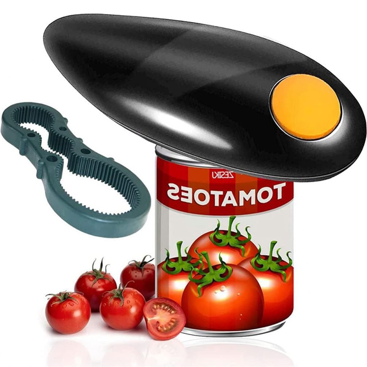 ECVV Electric Can Opener With Manual Bottle Opener Professional Eight Character Multi-function Wine Bottle Opener Household Kitchen Useful Gadgets