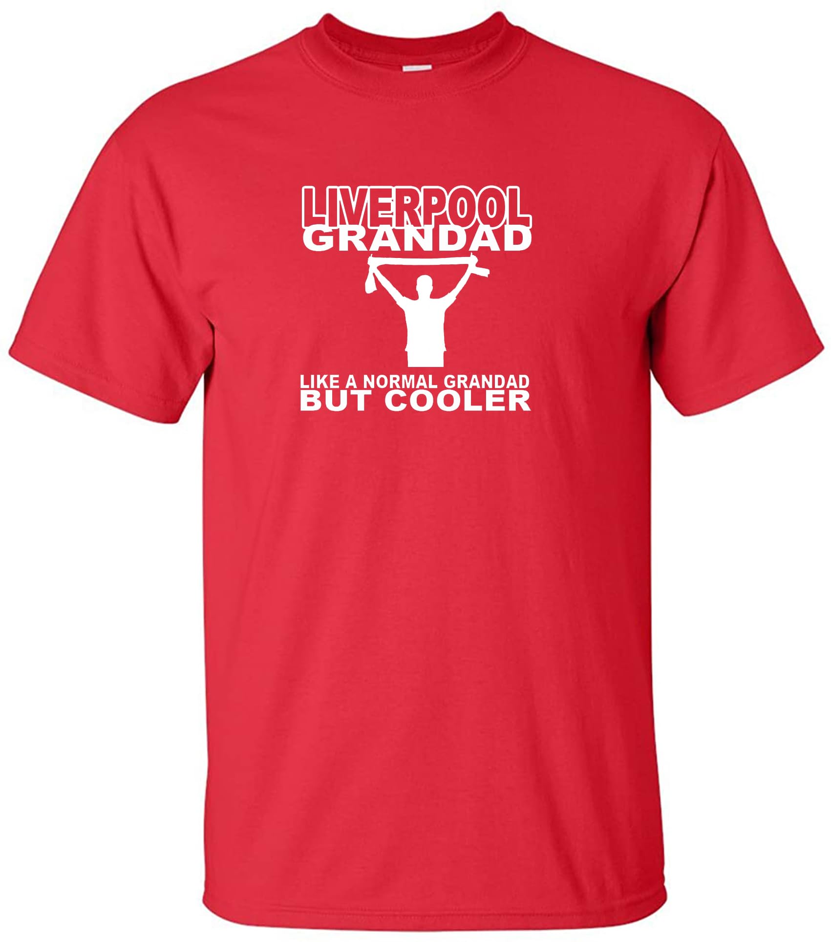 Liverpool T Shirt in RED 3XL Football Grandad Fan Team Design — image 1