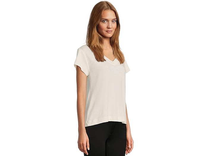 Lilla P Relaxed Short Sleeve V-Neck Tee