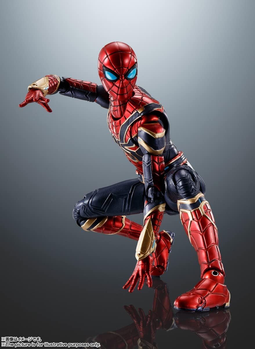 TAMASHII NATIONS - Spider-Man: Spider-Man: No Way Home - Iron Spider (Reissue), Bandai Spirits S.H.Figuarts Action Figure - Image 2