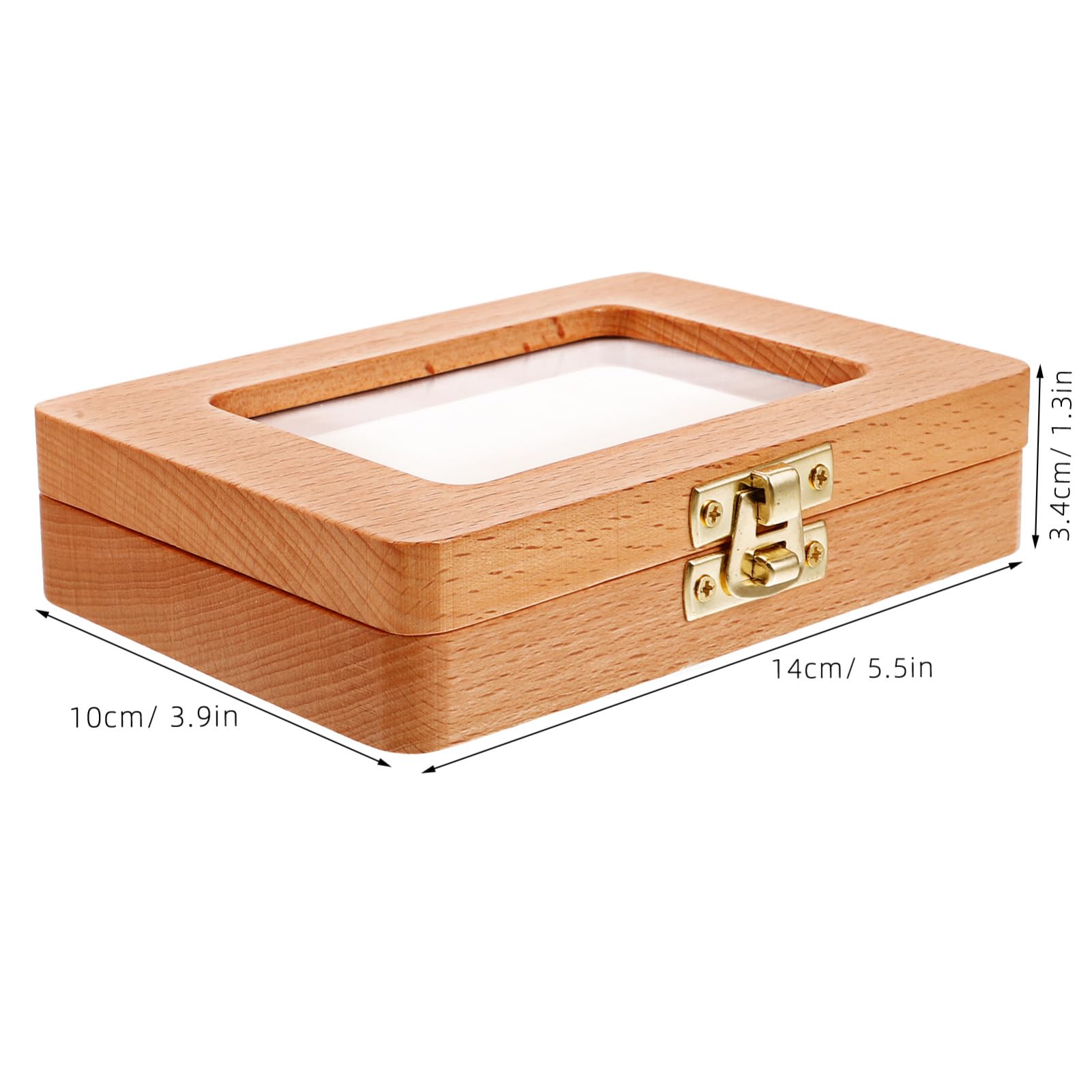 Caja de Madera para Guardar Dientes de Leche y Pelo Ñiño, Obsequio Sencillo para Recién Nacidos