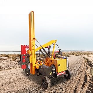 Hydraulic Guardrail Post Driver – Heavy-Duty Pile Driving Machine for Highway Barrier Installation