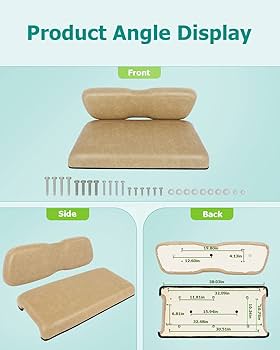 クッション・座布団 have a good time SIDE FRAME CUSHION Amazon.com: ILVGOLF Front Seat Replacement Cushions for Club