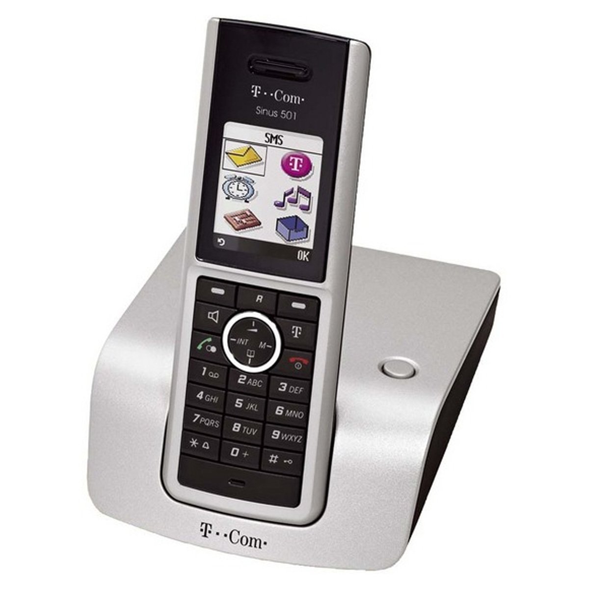 T-Com Sinus 501 DECT Schnurlostelefon mit großem Farbdisplay