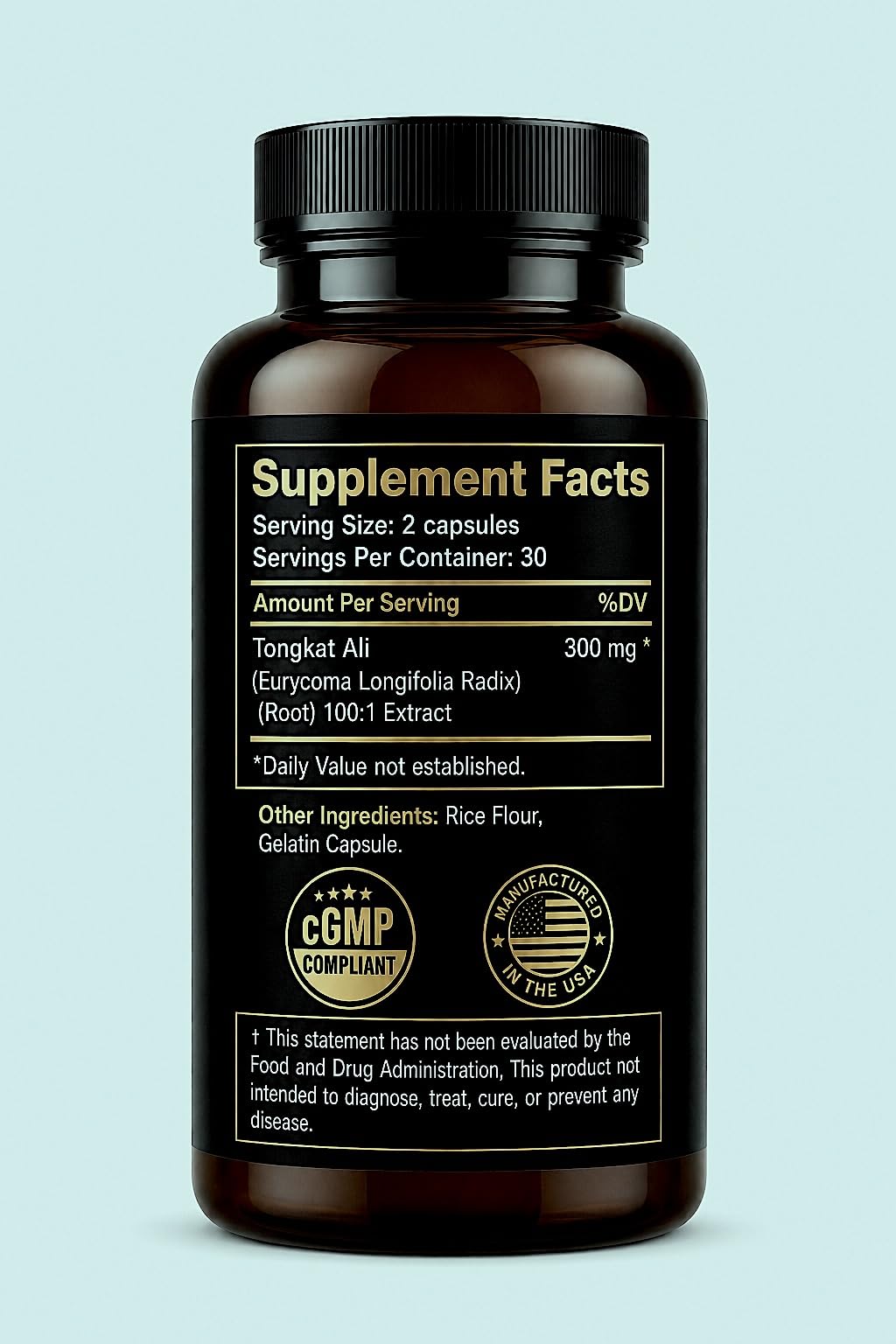 Andro400 Natural Testosterone Booster for Men – Tongkat Ali 100:1 Extract (Eurycoma Longifolia), Stimulant-Free Energy, Stamina & Vitality Support – 2 Pack, 120 Capsules — Amazon image 3