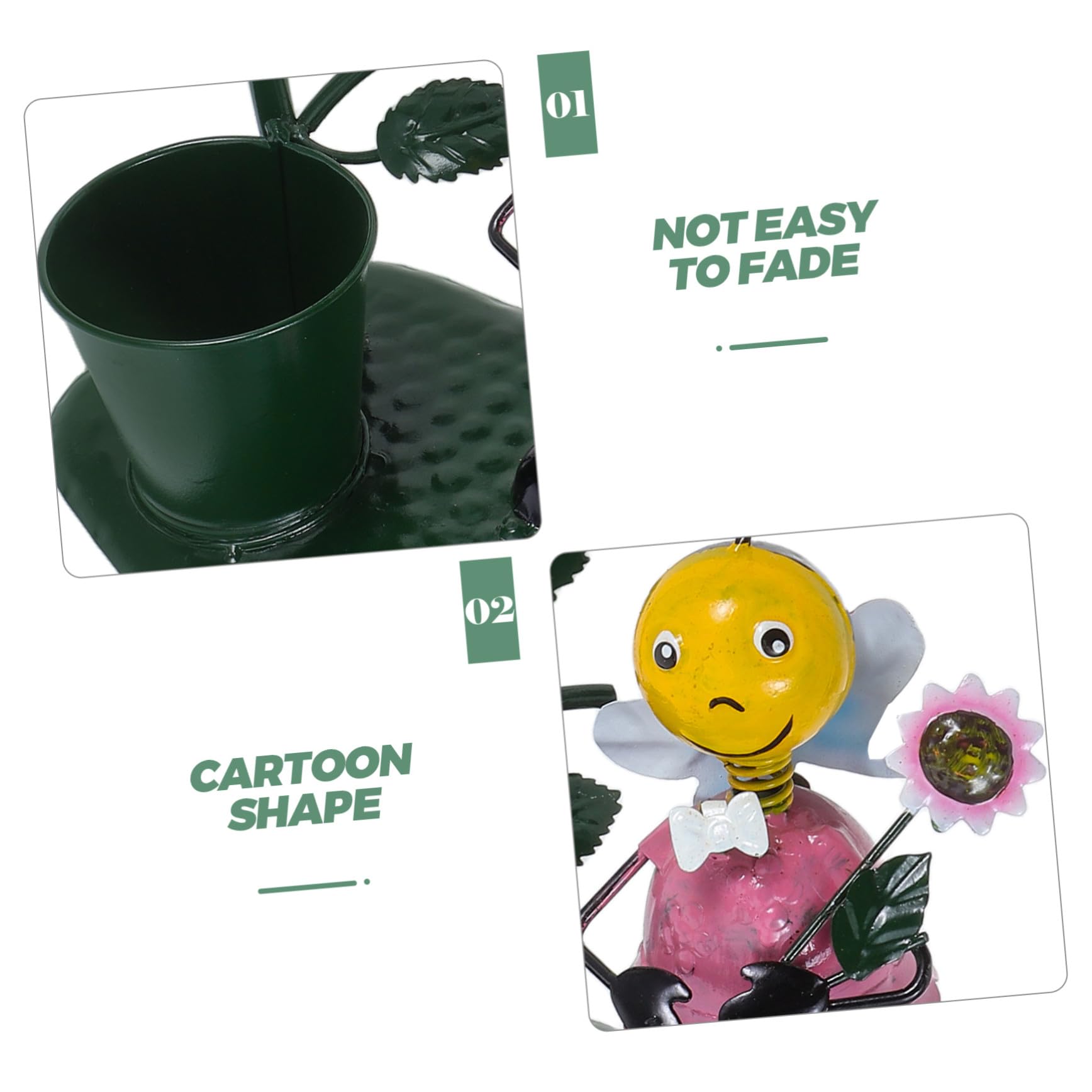 Toddmomy 2pezzi Mangiatoia Esterna per Uccelli Decorativa per Giardino e Casa Scultura Ornamentale Resistente Piatto per Cibo per Cortile Prato e Finestra