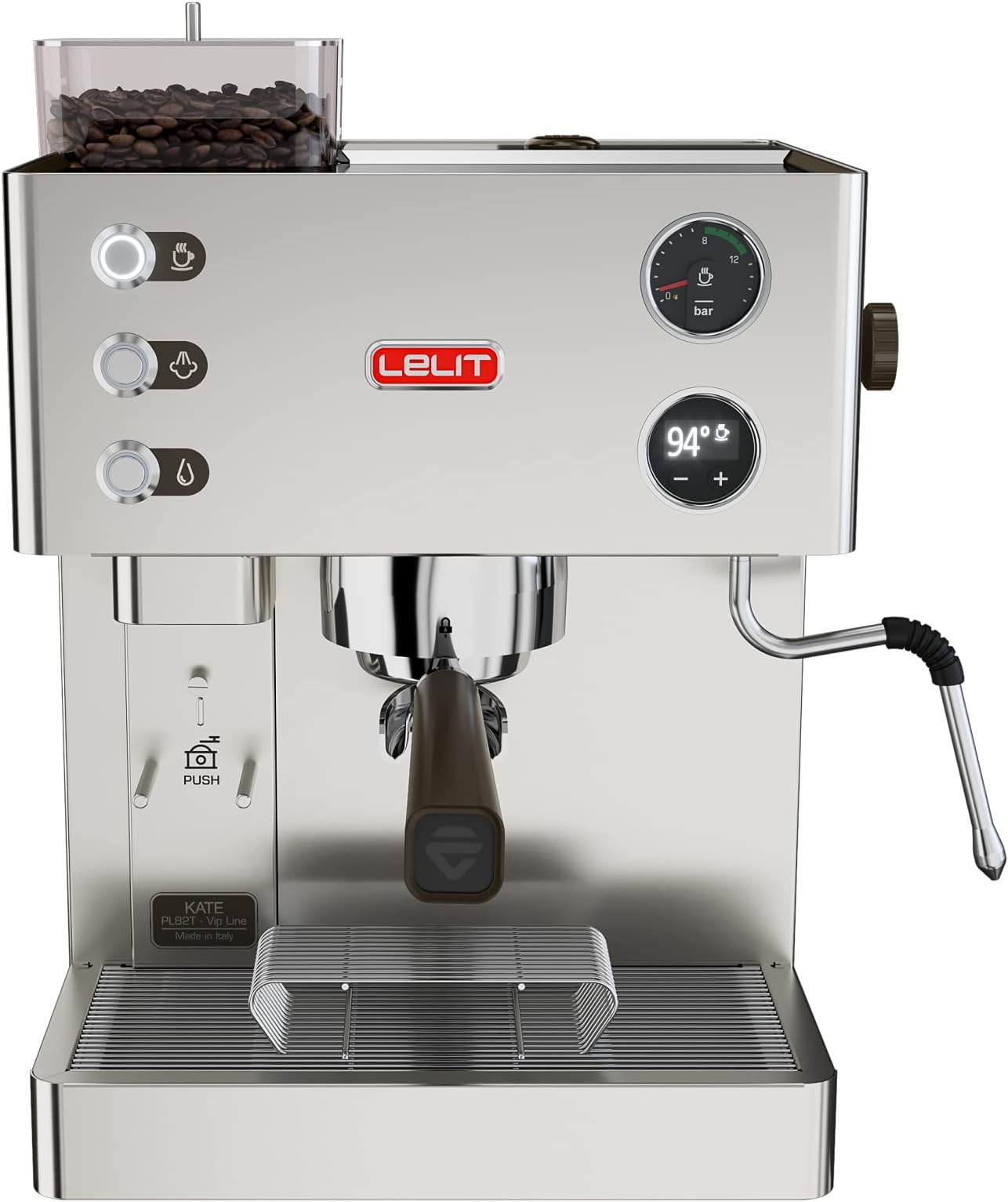 Lelit - Kate PL82T, Machine à café prosumer avec moulin à café intégré ...