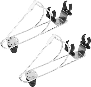 Horseshoe Shaped Lifebuoy Holder, Cute Stainless Steel Lifebuoy Holder Lightweight Marine Boat Accessories for 22-25mm Rails