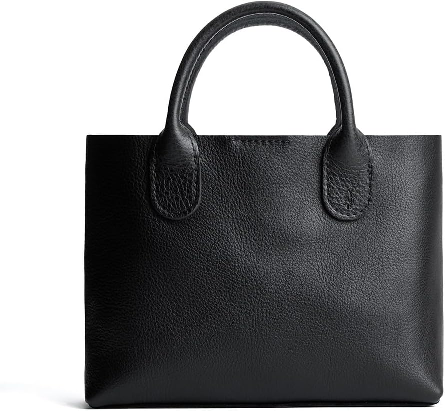 Portland Leather Goods Raindrop Crossbody Bag – Leather Purse w/Carrying Handles – Handmade from the Finest Full-Grain Hides - Image 3