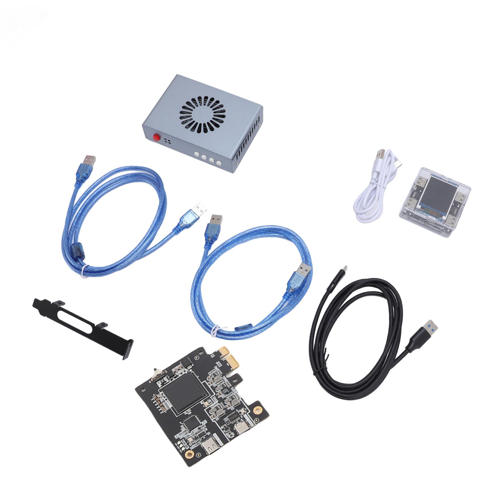 SENECESLI Syntezator Interfejsu Multimedialnego HD, Syntezator DMA w Aluminium 60 Hz do Wideokonferencji (wtyczka UE)