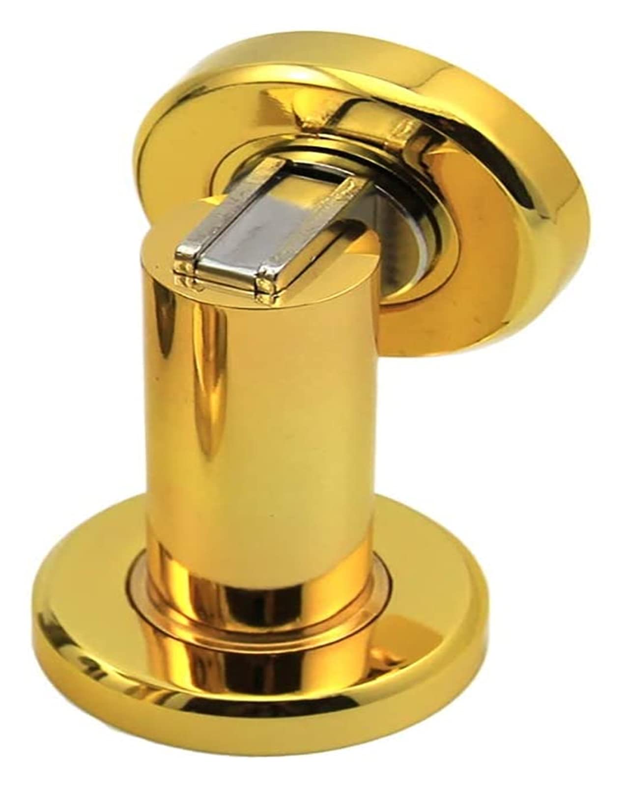 Door Stop， Stainless Steel Thick Magnet Metal Anti-Collision Magnetic Household Device(Pvd Gold)