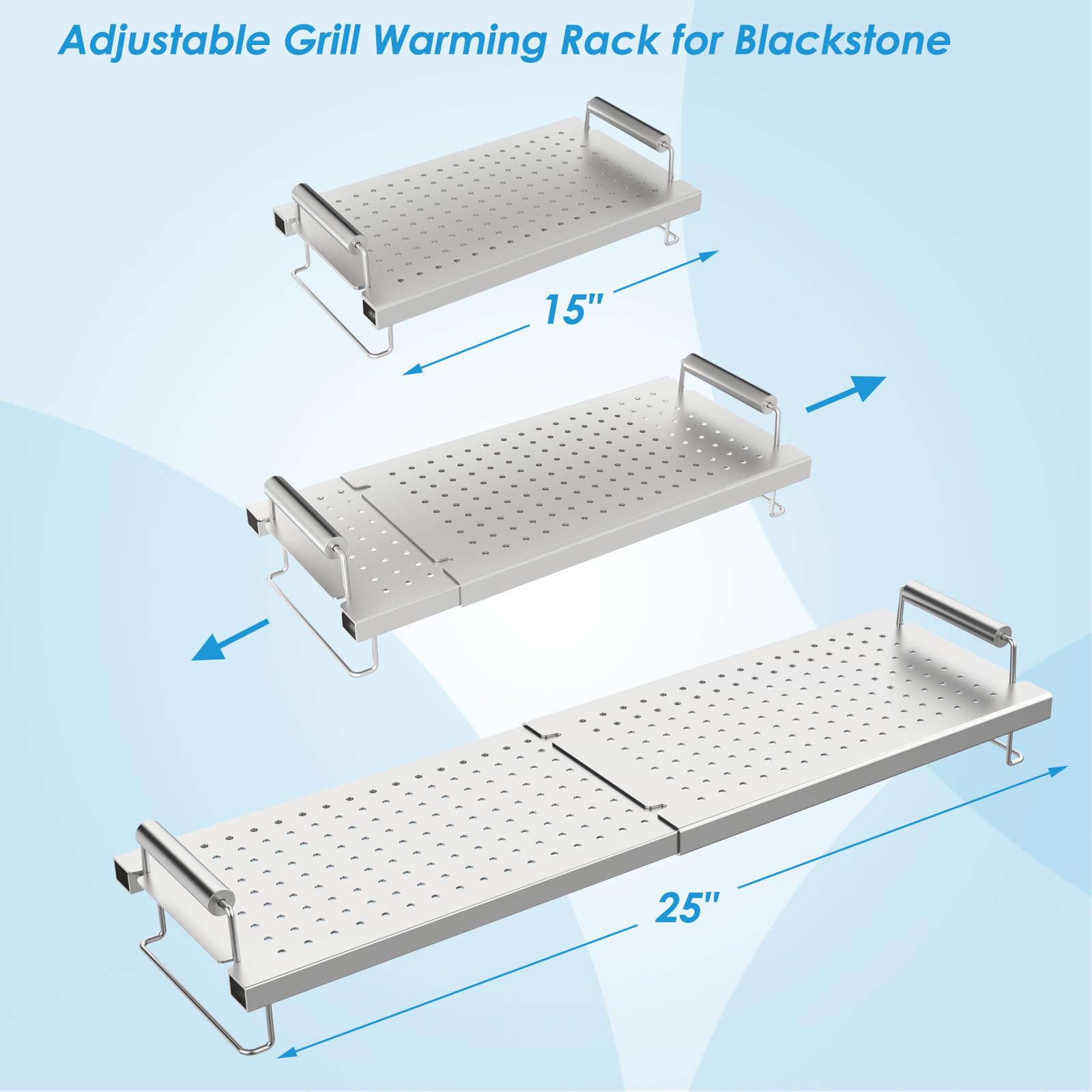 Snapklik.com : BBQration Grill Warming Rack For Blackstone Flat Top 28 ...