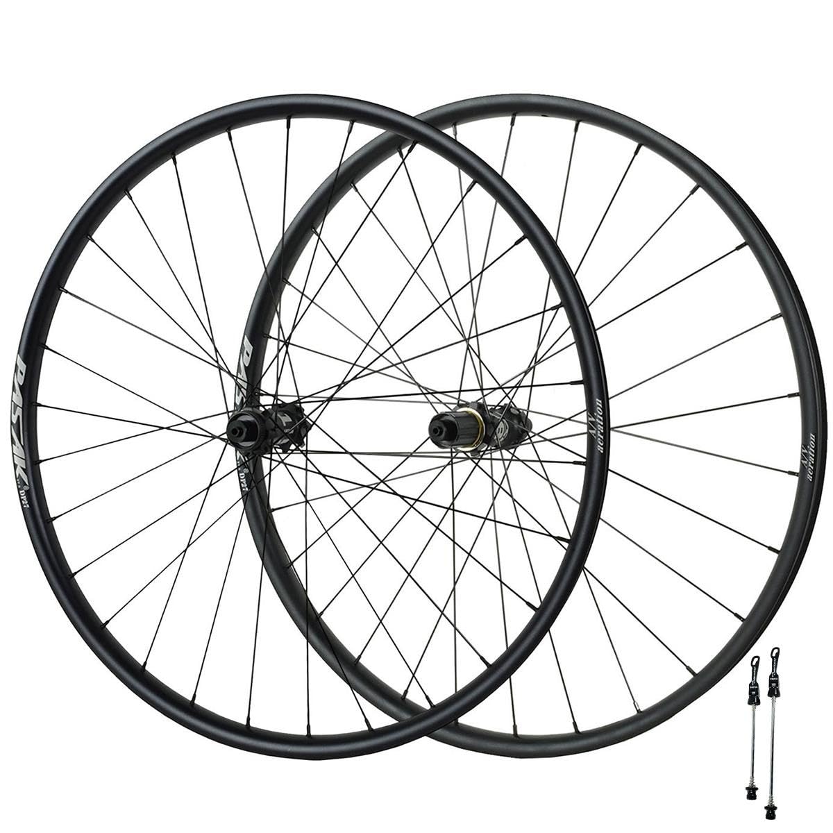 26" 27.5" 29" Mountainbike-Laufradsatz Schnellspanner 9×100mm/10×135mm 28H