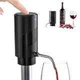 MolaMolamoy Wine Aerator Electric Wine Decanter Automatic Wine Aerator Portable One Touch Wine Dispenser Rechargeable Wine Pourer Wine Gifts for Wine Lovers and Parties Wine Pourers