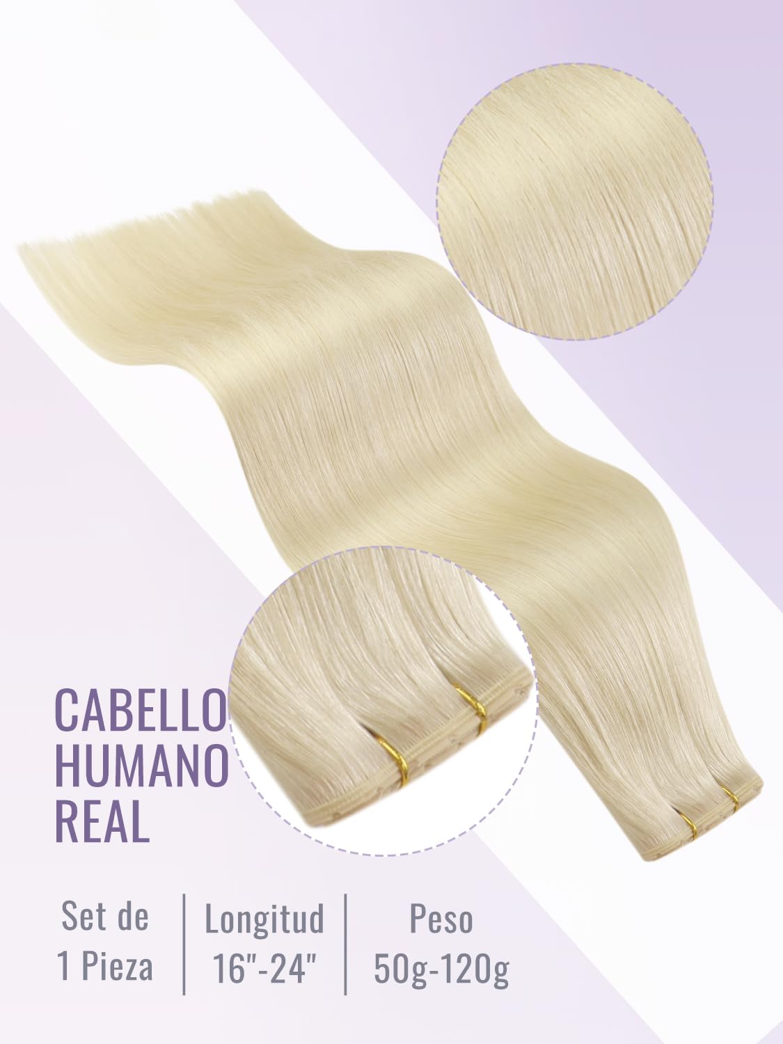Fshine Extensión De Cabello Humano Butterfly Weft, 22 Pulgadas Rubia Platino 100 G, OVO Hole Micro Hand-Tied, Aporta Largo Y Brillo Glamuroso, Ideal Para Peinados De Novias O Estilo Profesional | Base De Pu, Butterfly Weft, PráCtica Para Mujeres Que Traba