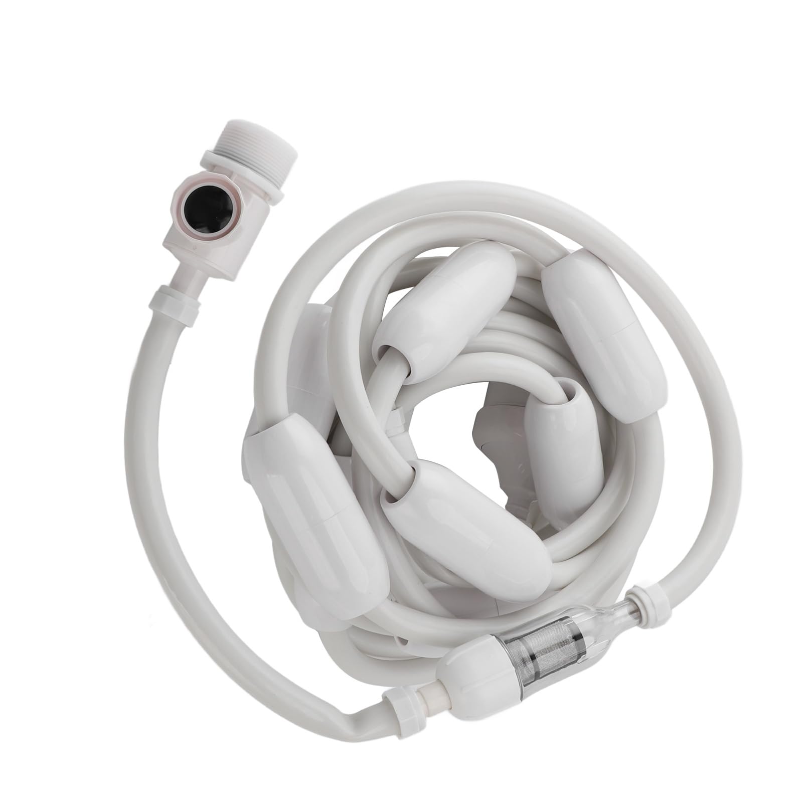 Haofy Tubo per Pulizia Piscina 30 Piedi PVC a Tenuta Stagna per Piscine Interrate Fuori Terra Tubo di Alimentazione per Piscina Costruzione Flessibile e Durevole Facile Manutenzione 1 Confezione